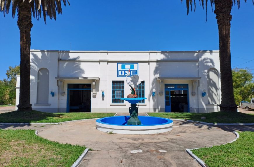 Pintura edilicia en OSE Mercedes