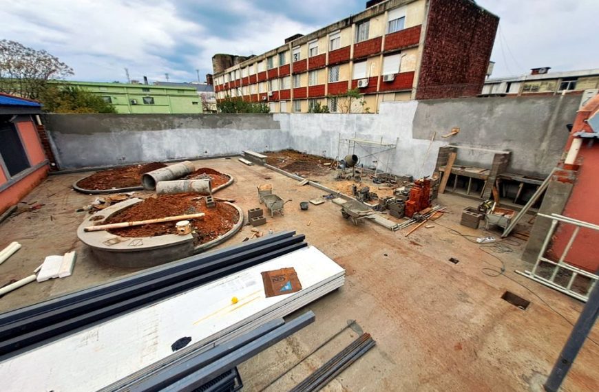 Acondicinamiento de espacios exteriores en INAU Rivera