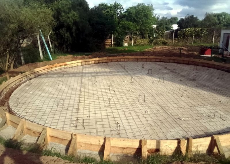 Construcción de Base y su Base de hormigón para tanque de 400m3, en la ciudad de Tranqueras – Rivera OSE.