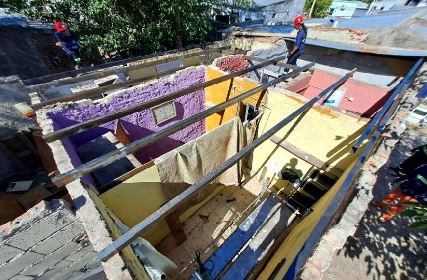 Reconstrucción y acondicionamiento de casas afectadas por turbonada en ciudad de Fray Bentos para Intendencia de Río Negro