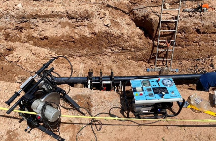 Cañería 160mm en UPM Fray Bentos