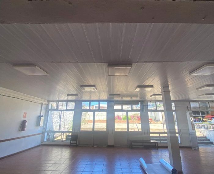 Techo y cielorraso en centro de jubilados Fray Bentos